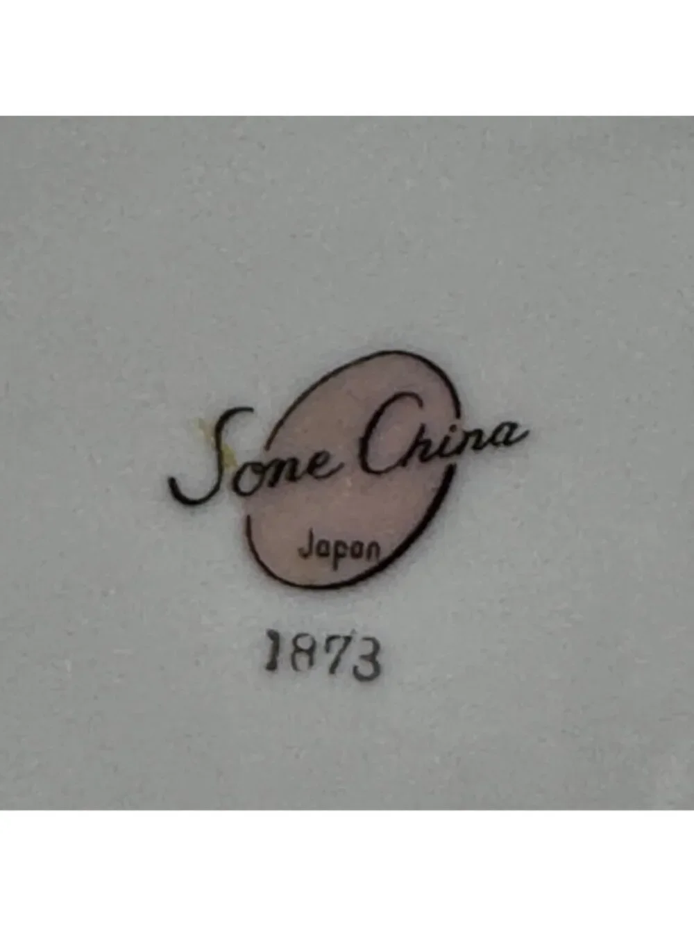 Vintage Sone China Japan 1873 Floral Porcelain Bread Plate Platinum Trim